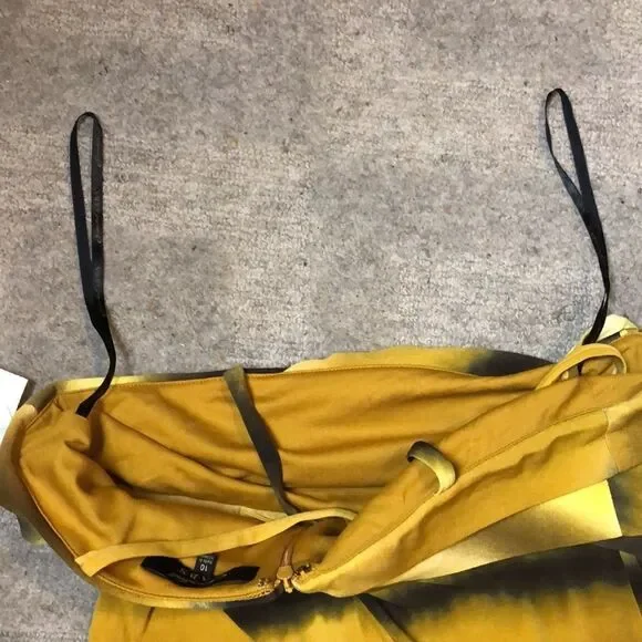 Essentials by A.B.S. Mustard Dress | Brand New | Size 10 - Picture 6 of 7